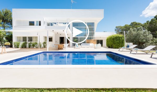 New Video - Contemporary 6 bedroom Villa with rental license and sea views in Cala Vedella - Sant Josep