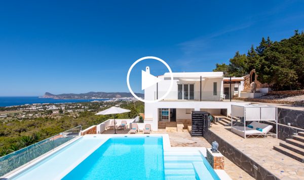 New Video - Stunning 8-Bedroom Villa with Private Pool and Spectacular Sea Views in Cala Comte - San José