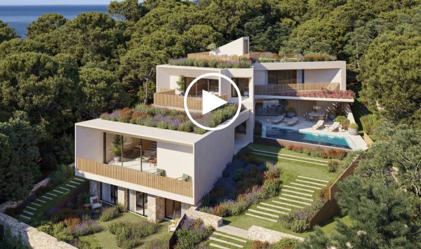 Nuevo Video - Una Obra Maestra Moderna en Ibiza con Vistas Panorámicas al Mar en Cap Martinet