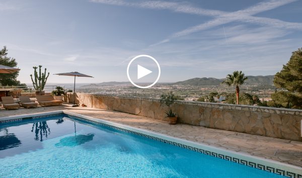 New Video - Luxury 7-Bedroom Villa for Sale in Can Furnet, Ibiza – Sea Views, Guest House, Pool